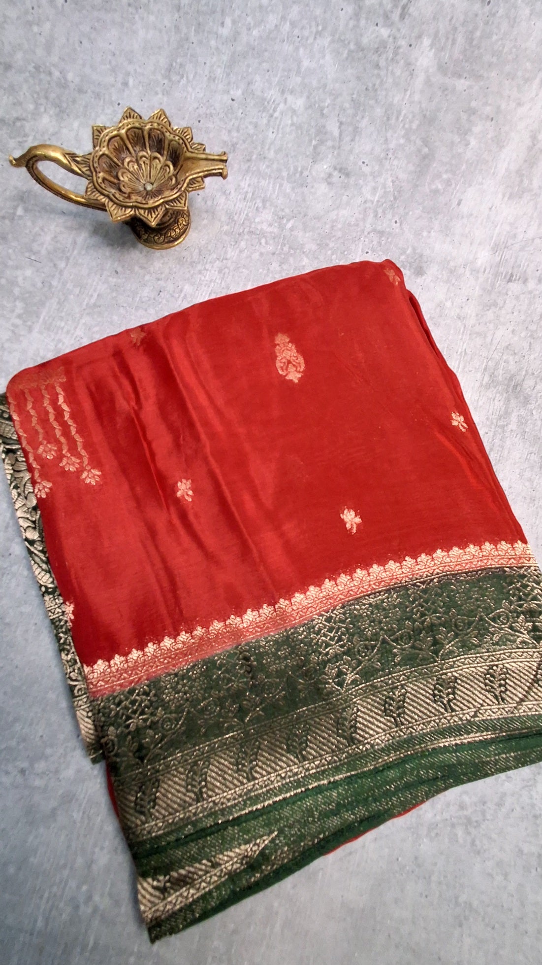 Mashru Crepe Saree