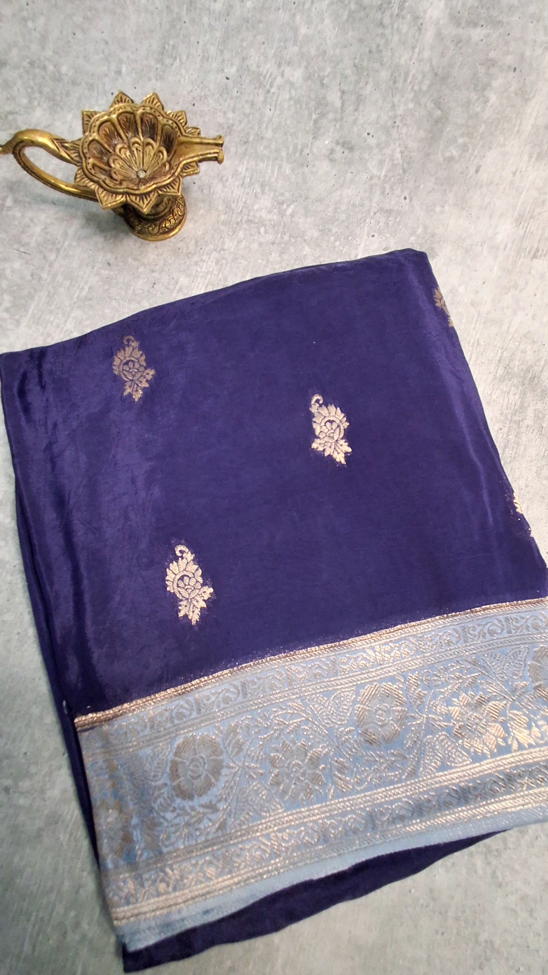 Mashru Crepe Saree