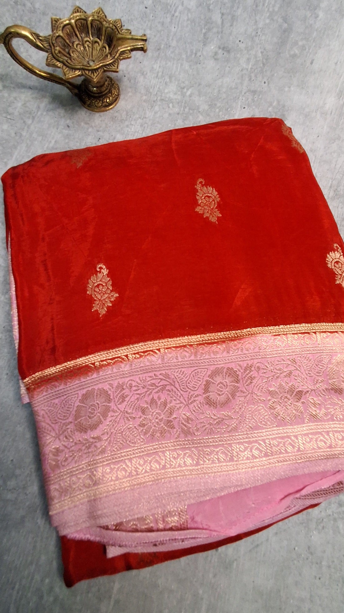 Mashru Crepe Saree MC1