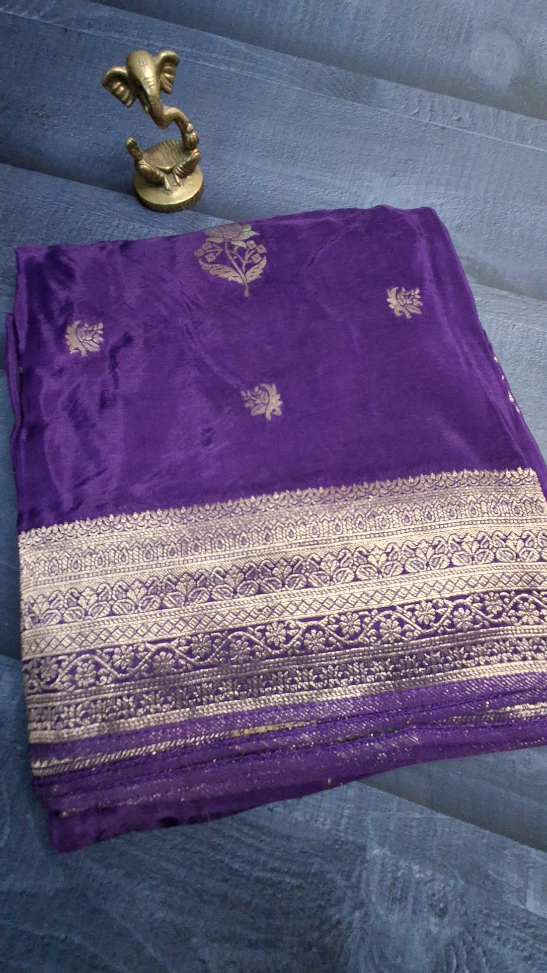 Pure Mashru Crepe Saree