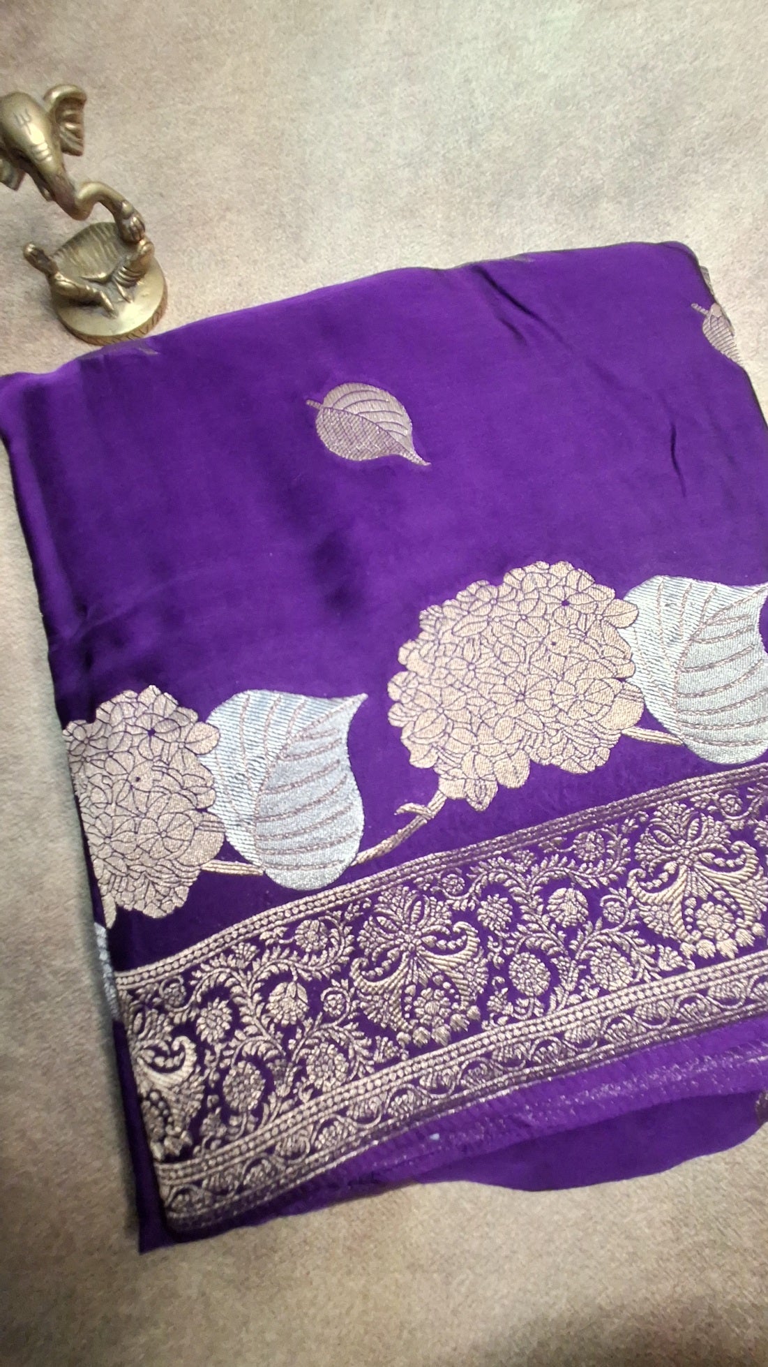 Purple sarees