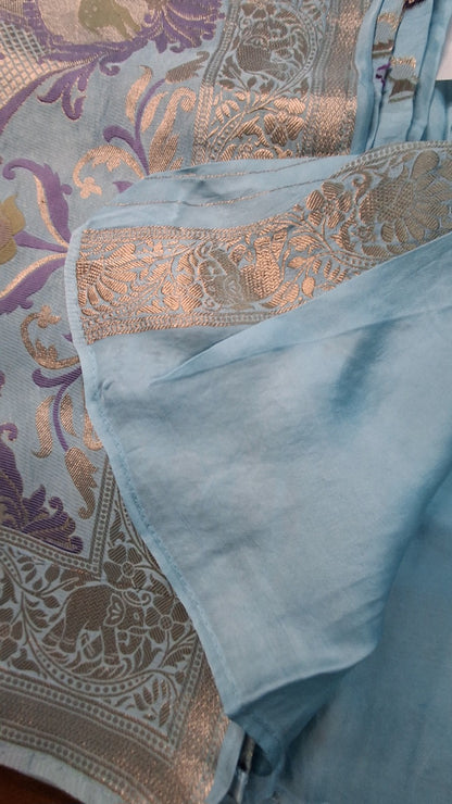 Pure  Mashru satin  silk saree