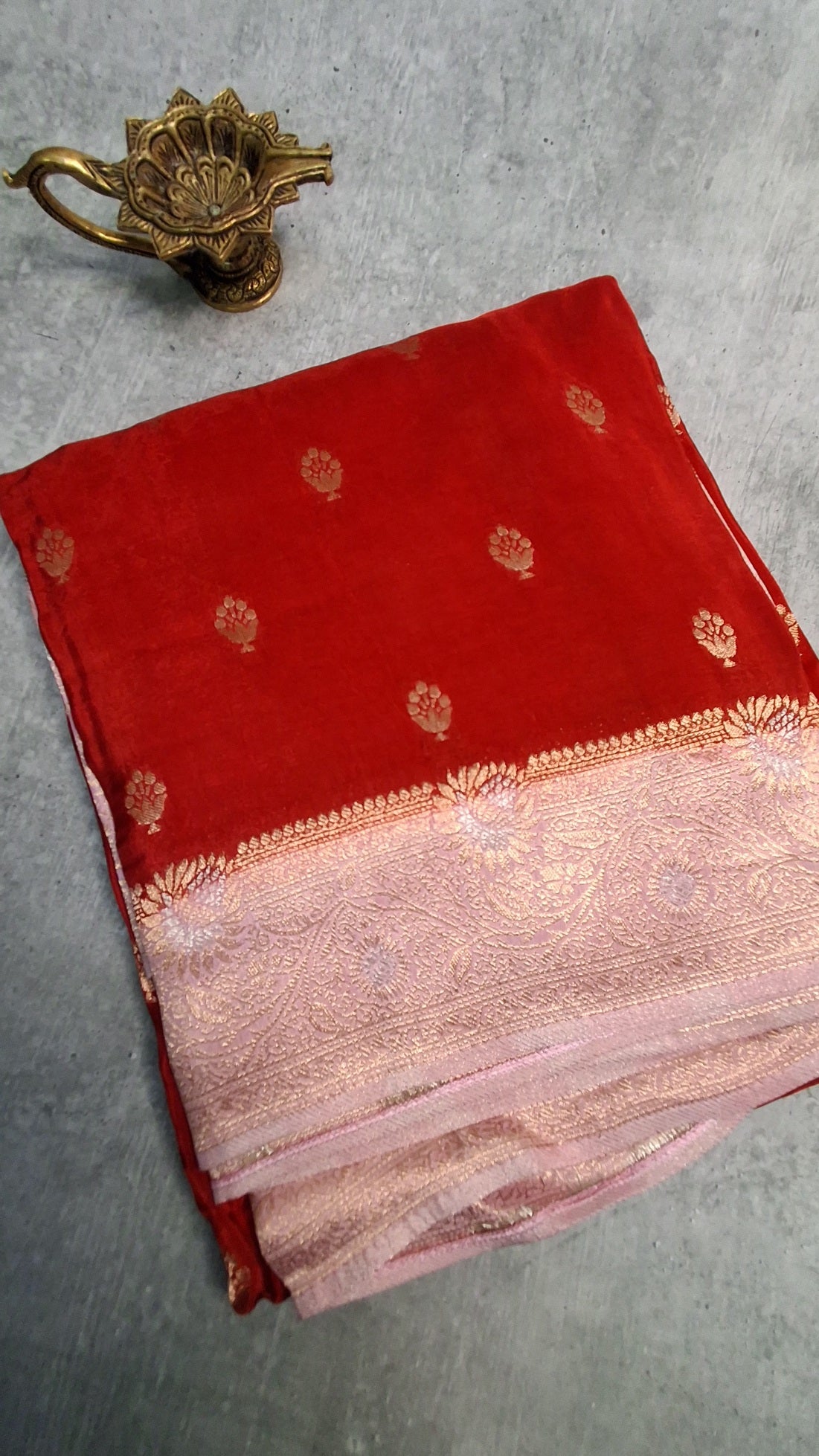 Mashru Crepe Saree