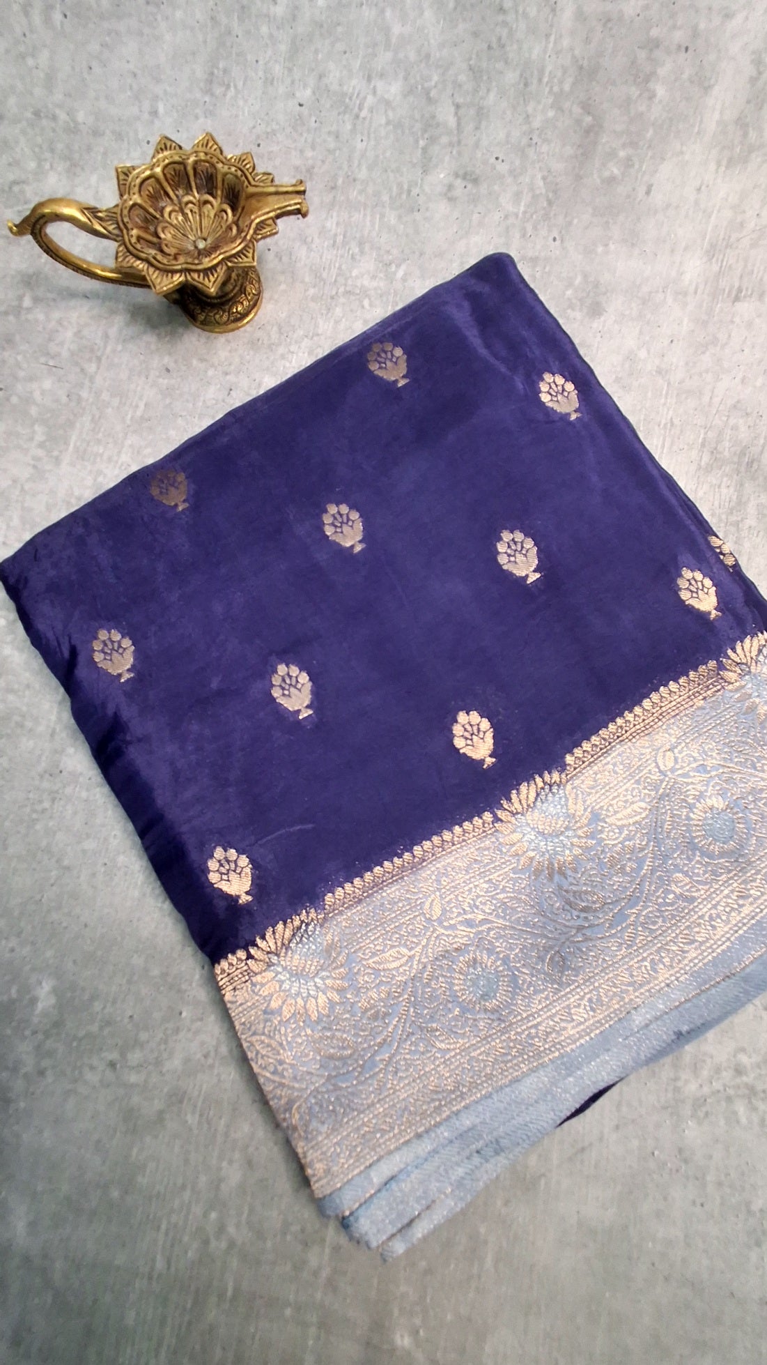 Mashru Crepe Saree