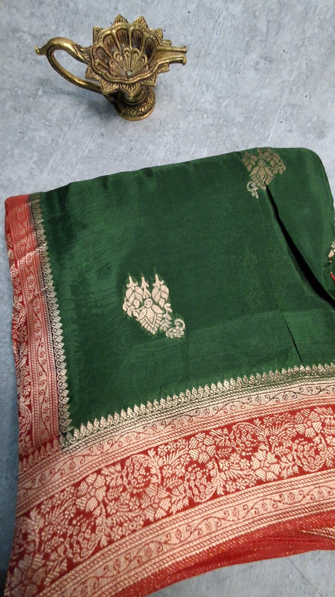 Mashru Crepe Saree