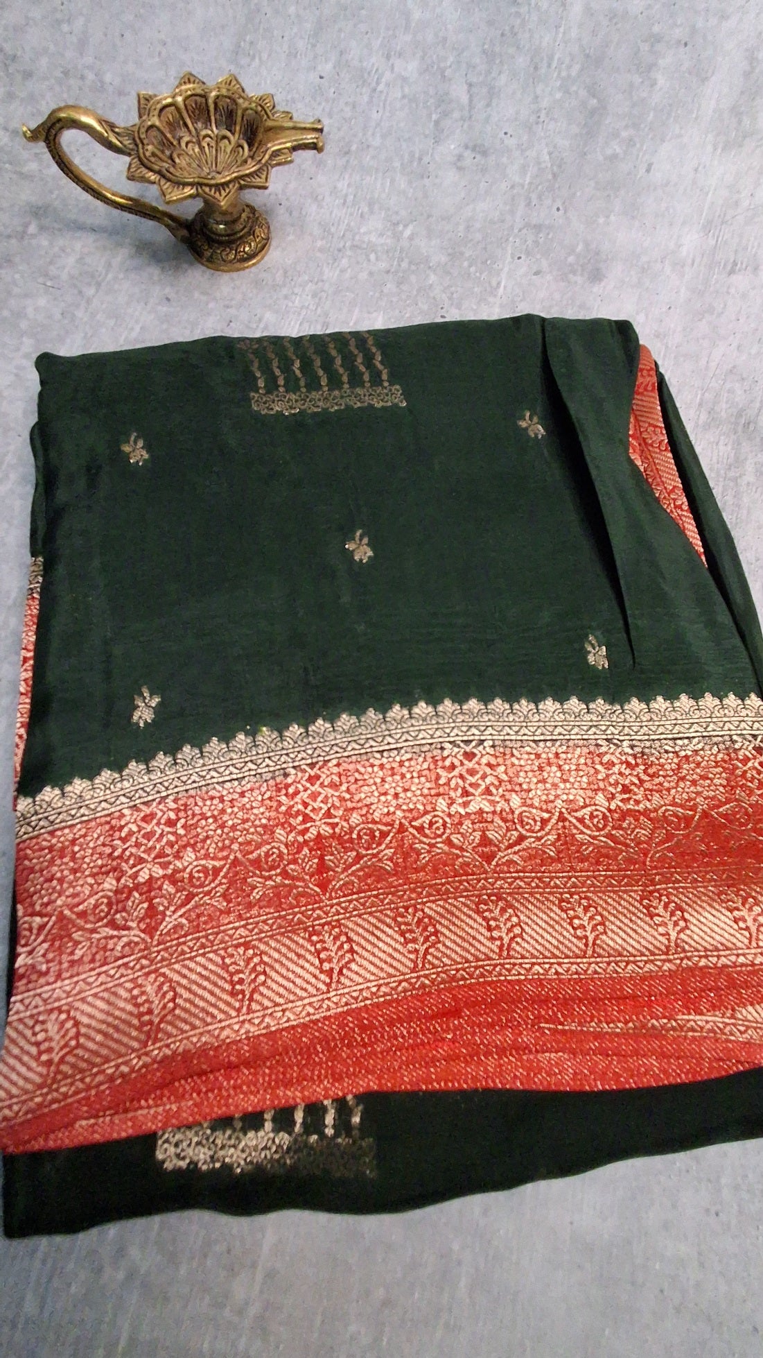 Mashru Crepe Saree