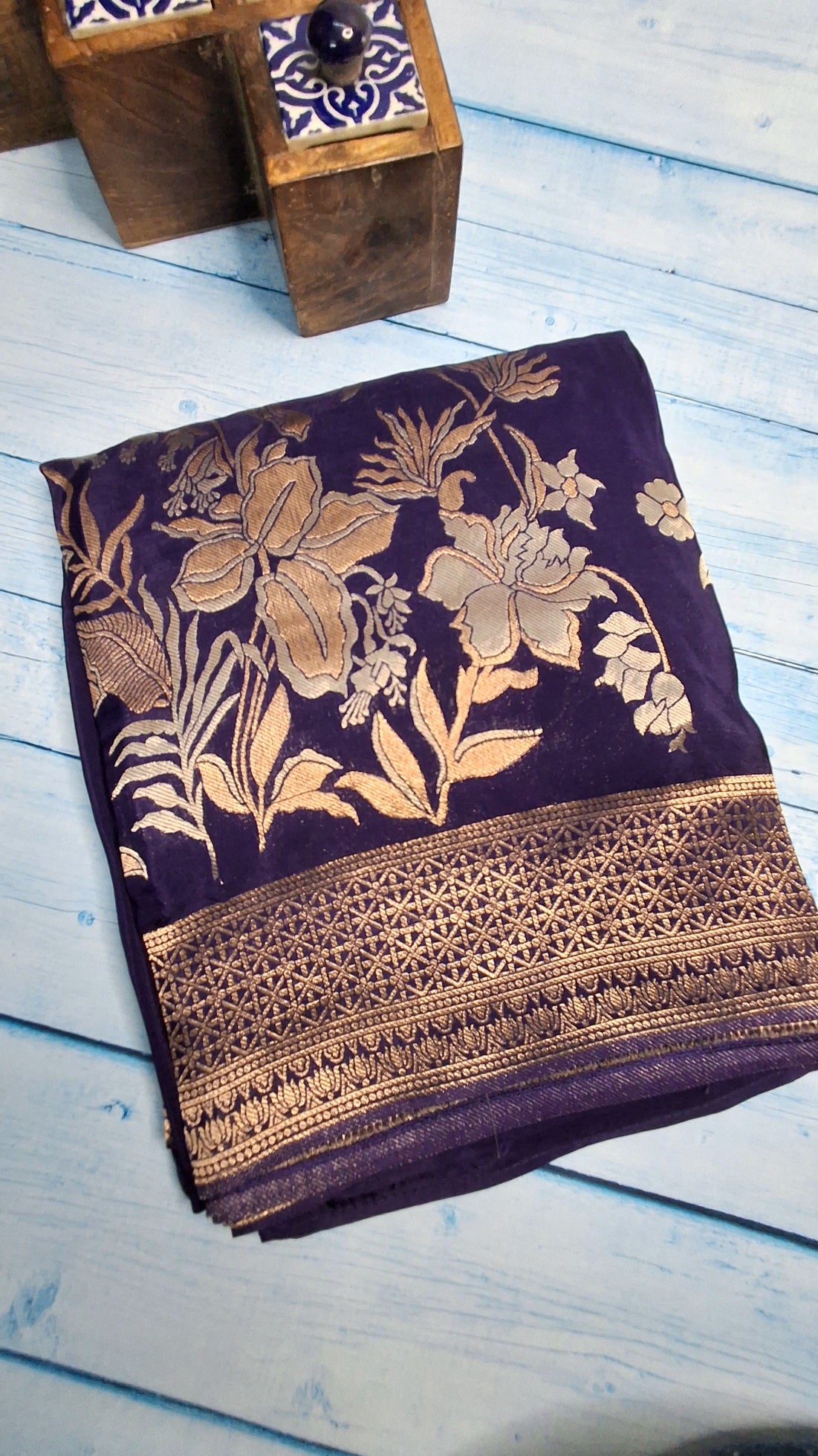 Pure Mashru Crepe Saree