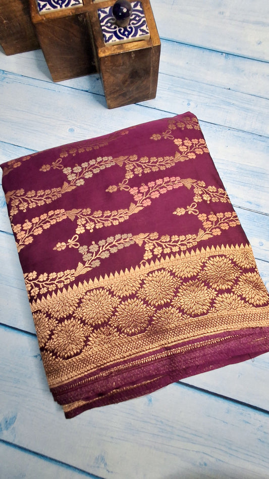 Pure Mashru satin silk saree