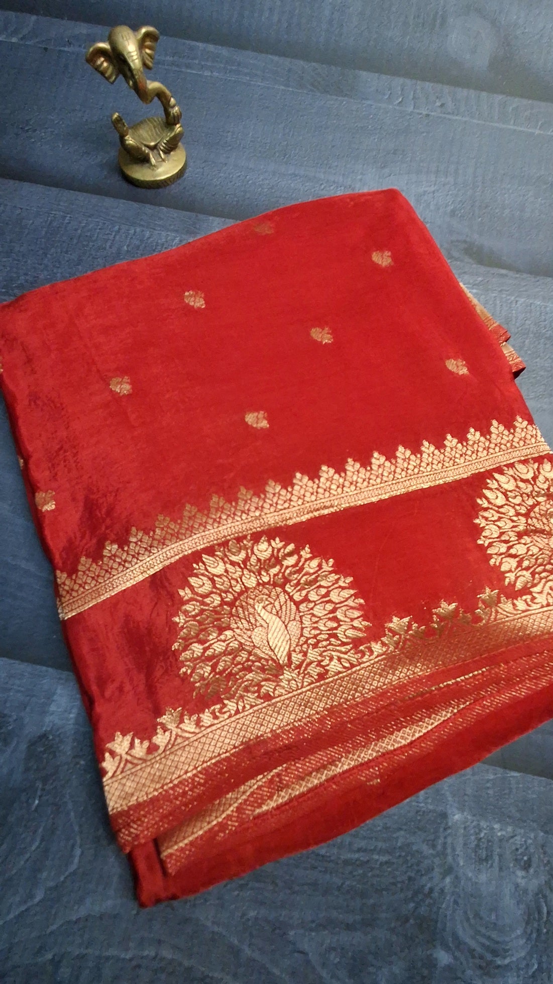 Pure Mashru Crepe Saree