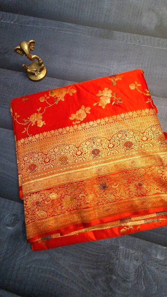 Mashru satin silk saree