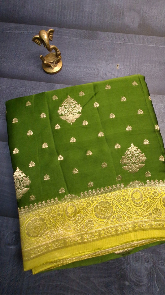 Pure Mashru satin silk saree 111