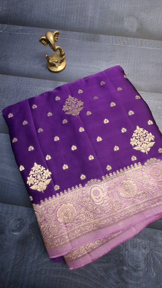 Pure Mashru satin silk saree 111