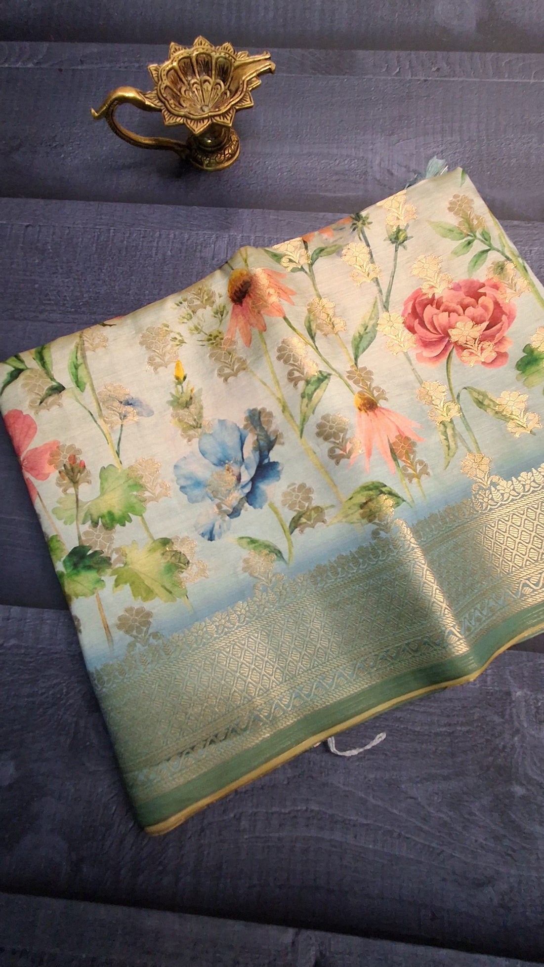 Dola soft silk digital print saree