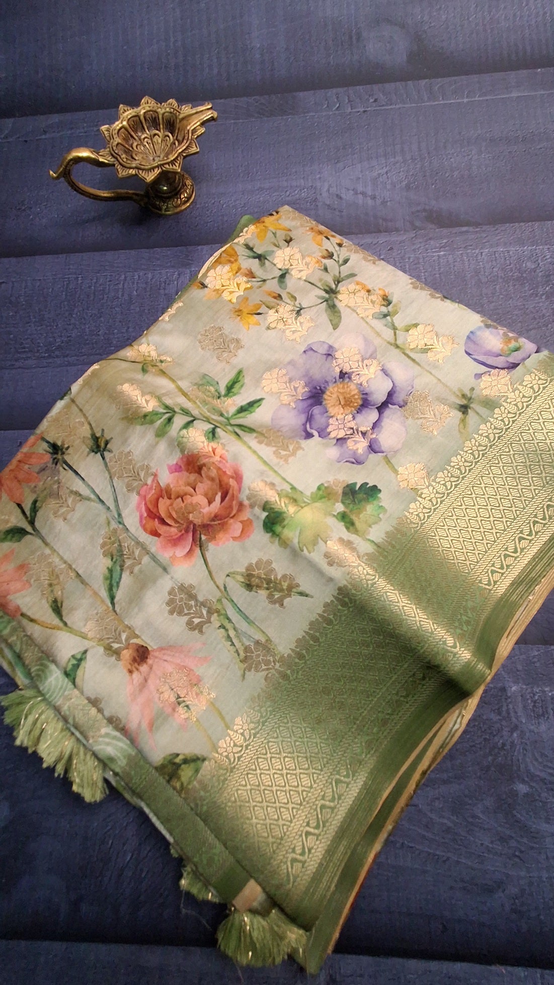 Dola soft silk digital print saree