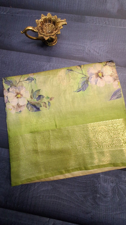 Dola digital print saree