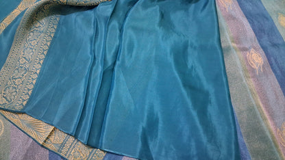 Tissue saree with zari work