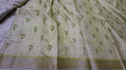 Ernakulam silk saree with hand embroidery work