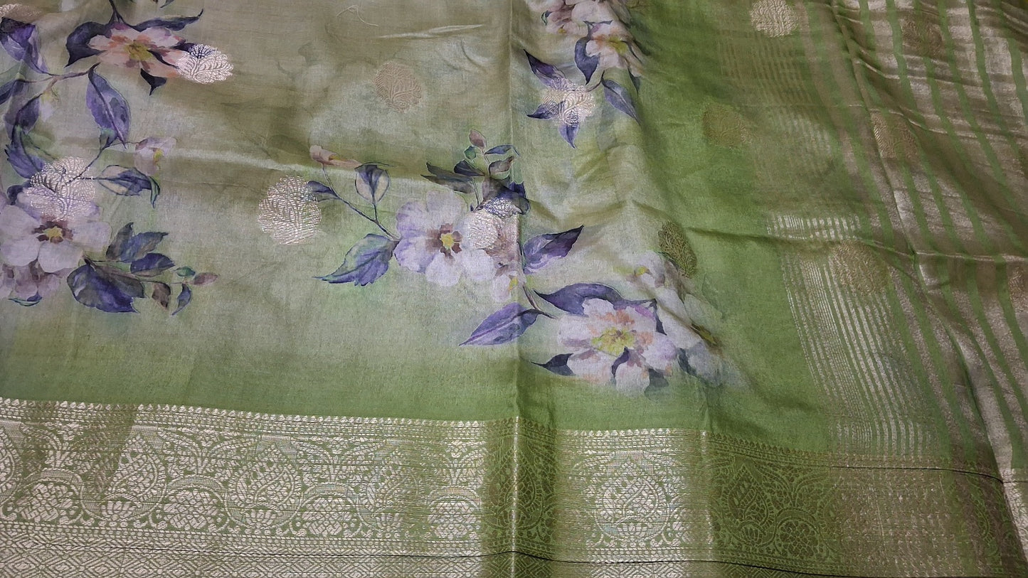 Dola digital print saree