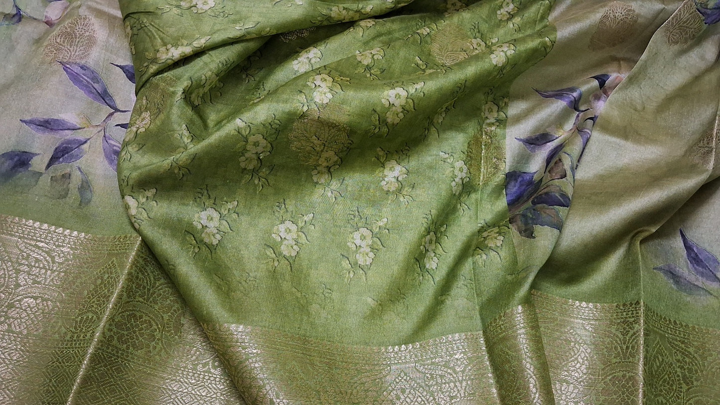 Dola digital print saree