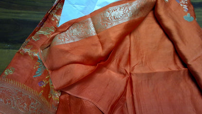 Pure  Mashru satin  silk saree