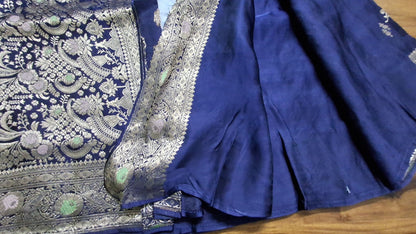 Pure  Mashru satin  silk saree