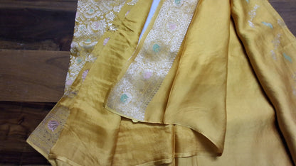 Pure  Mashru satin  silk saree
